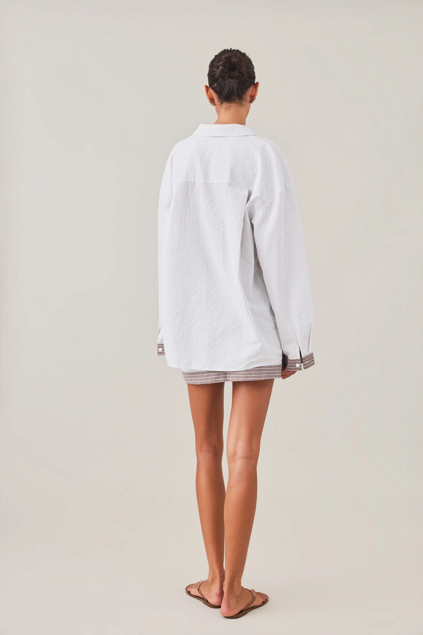 MAE SKIRT - SLATE STRIPE - Image 3
