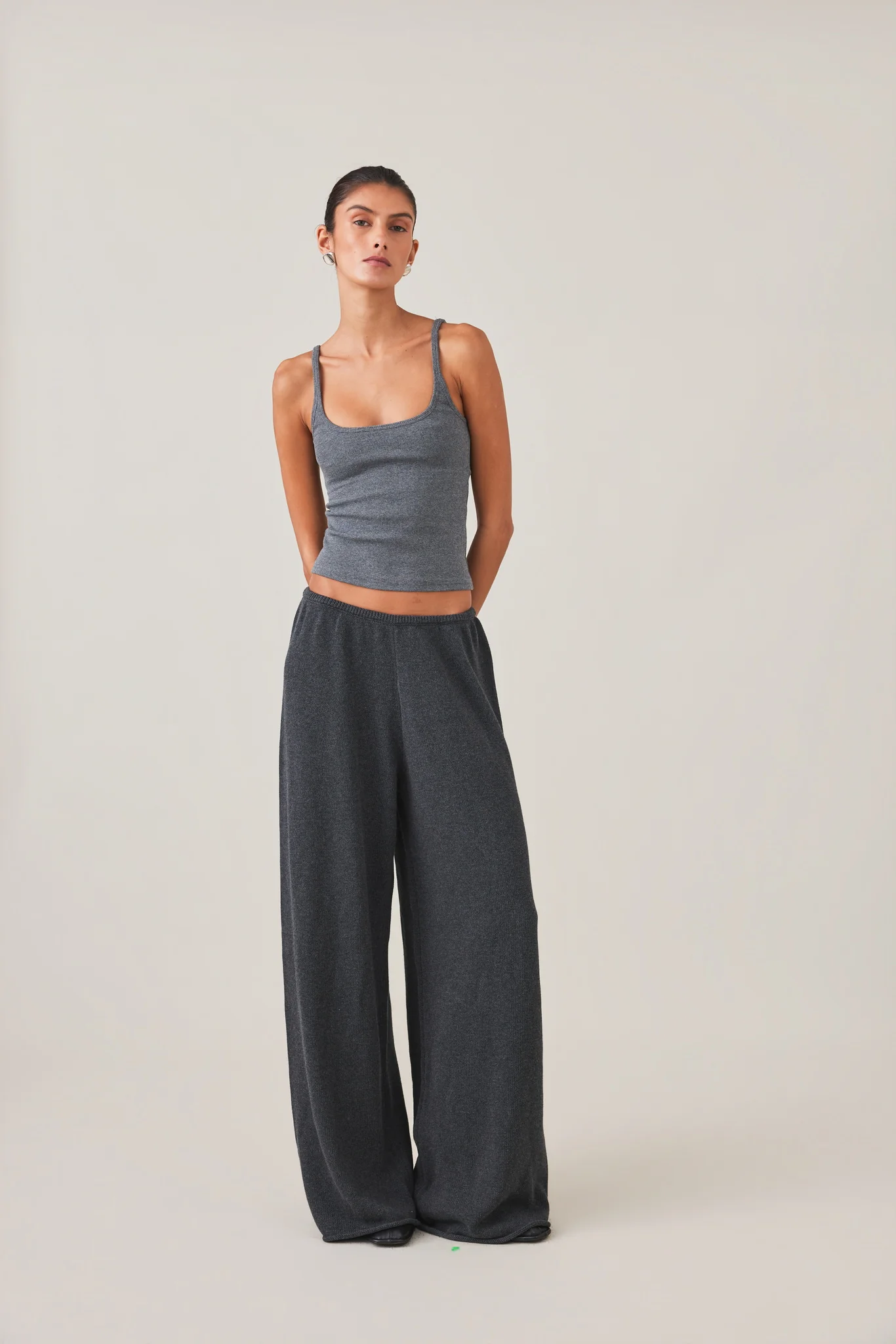 SABINE PANT - CHARCOAL - Image 3