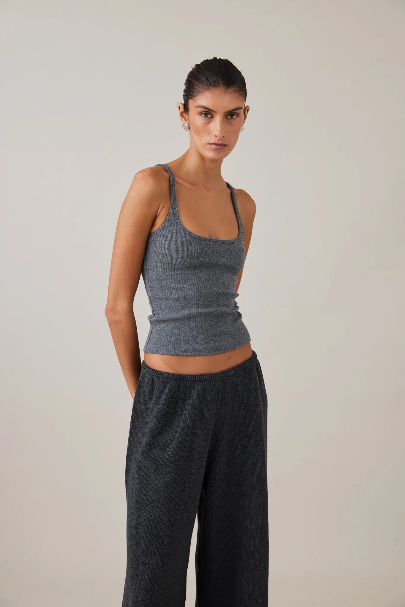 SABINE PANT - CHARCOAL - Image 5