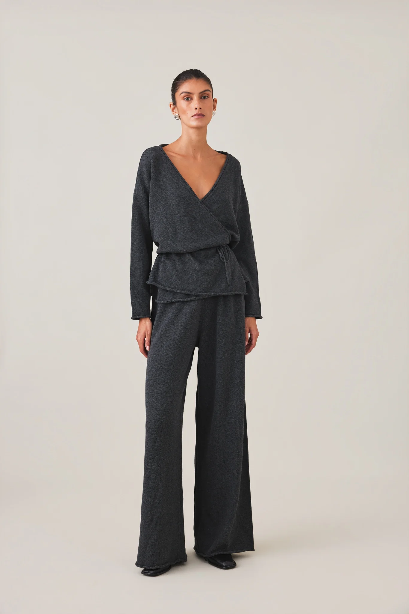 SABINE PANT - CHARCOAL - Image 6