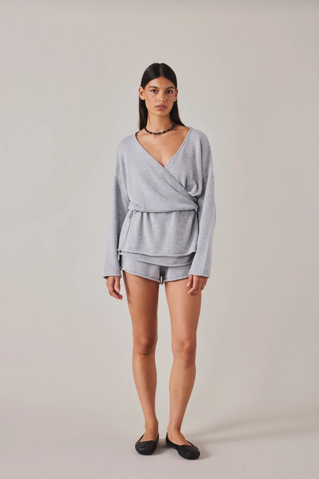 SABINE BOOTY SHORT - GREY - Image 5