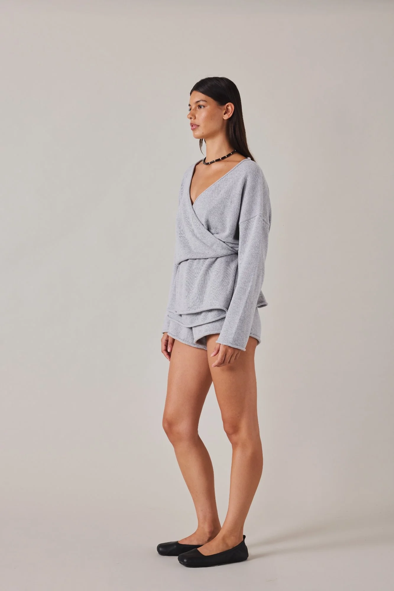 SABINE BOOTY SHORT - GREY - Image 7