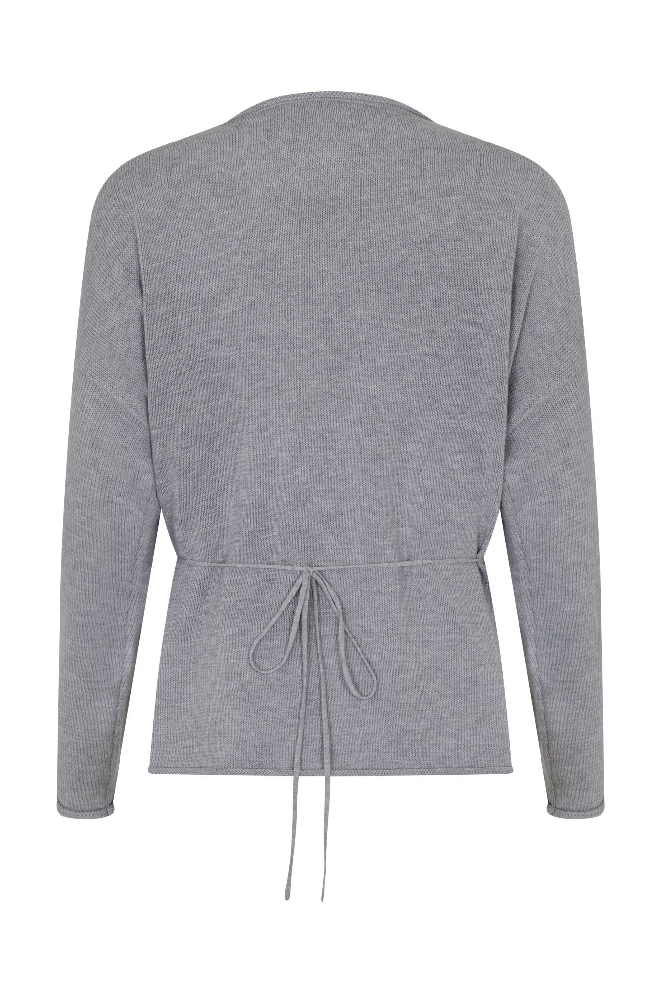 SABINE WRAP KNIT - GREY - Image 6