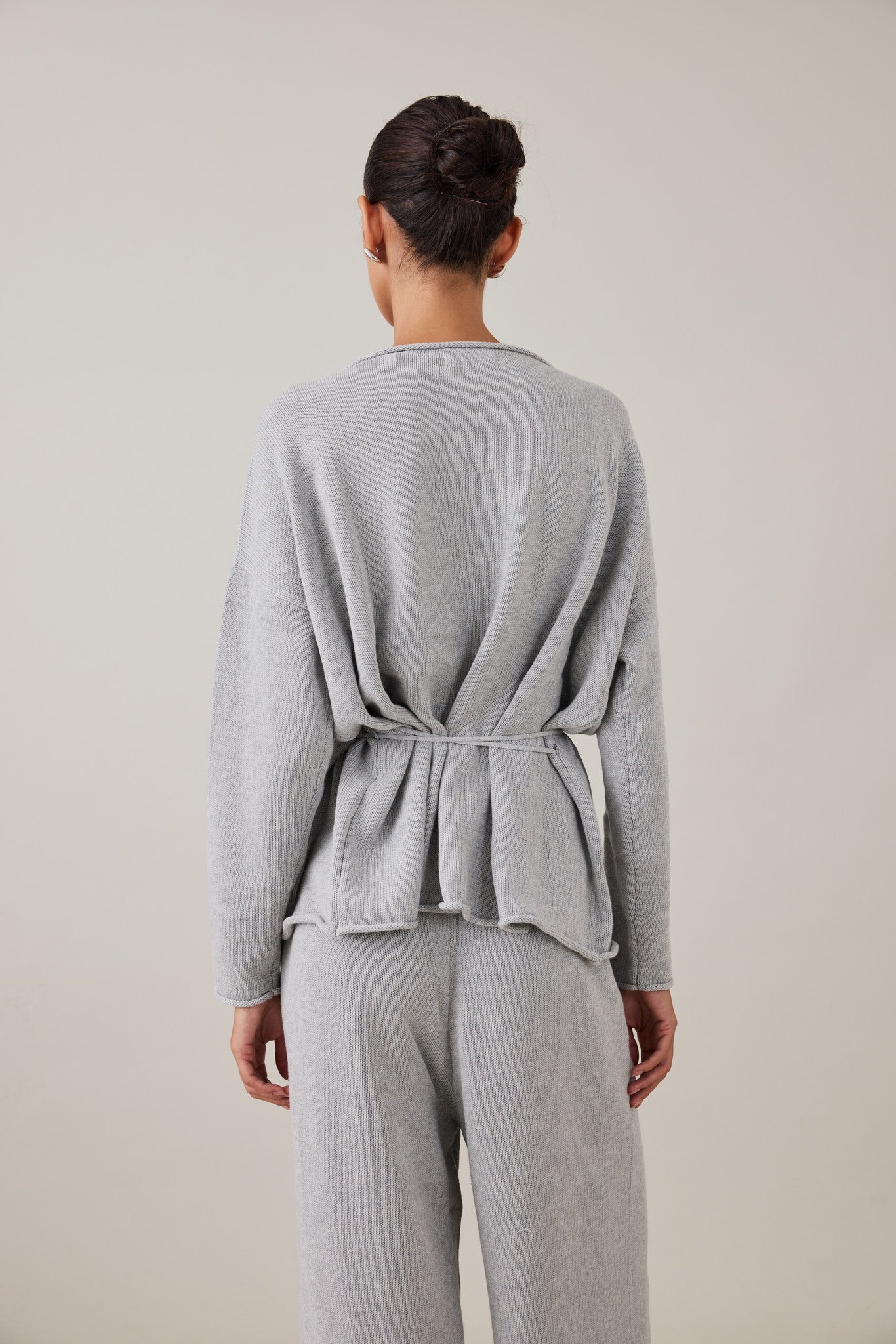 SABINE WRAP KNIT - GREY - Image 8