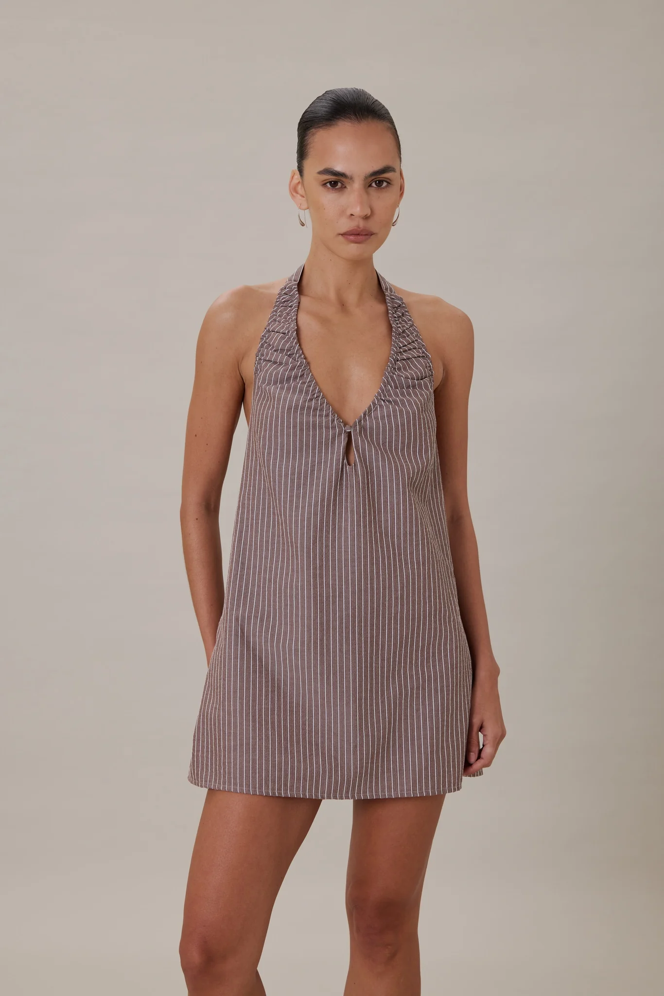 SIDNEY HALTER DRESS - SIENA - Image 4