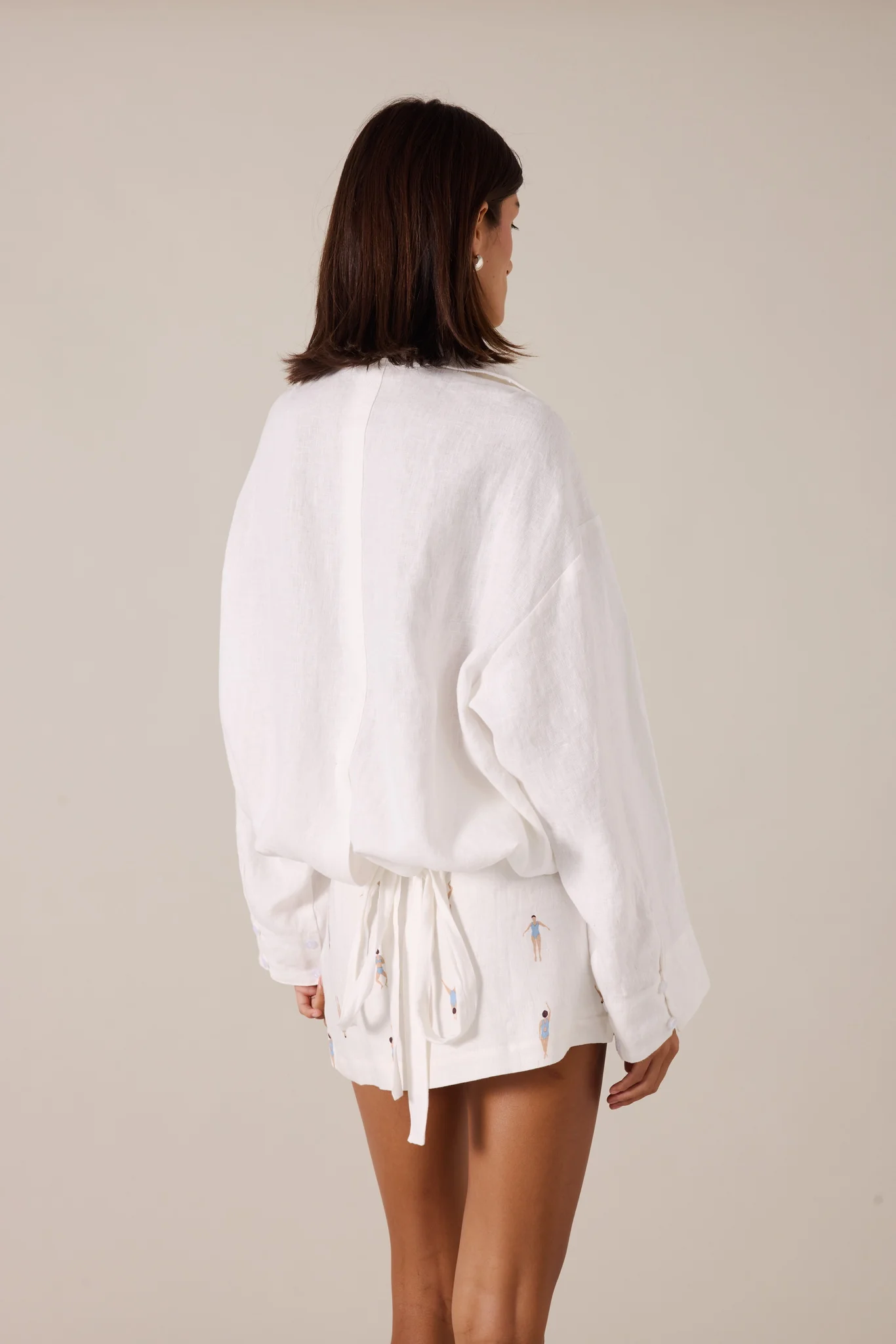 SIREN MINI SKIRT - CERULEAN - Image 5